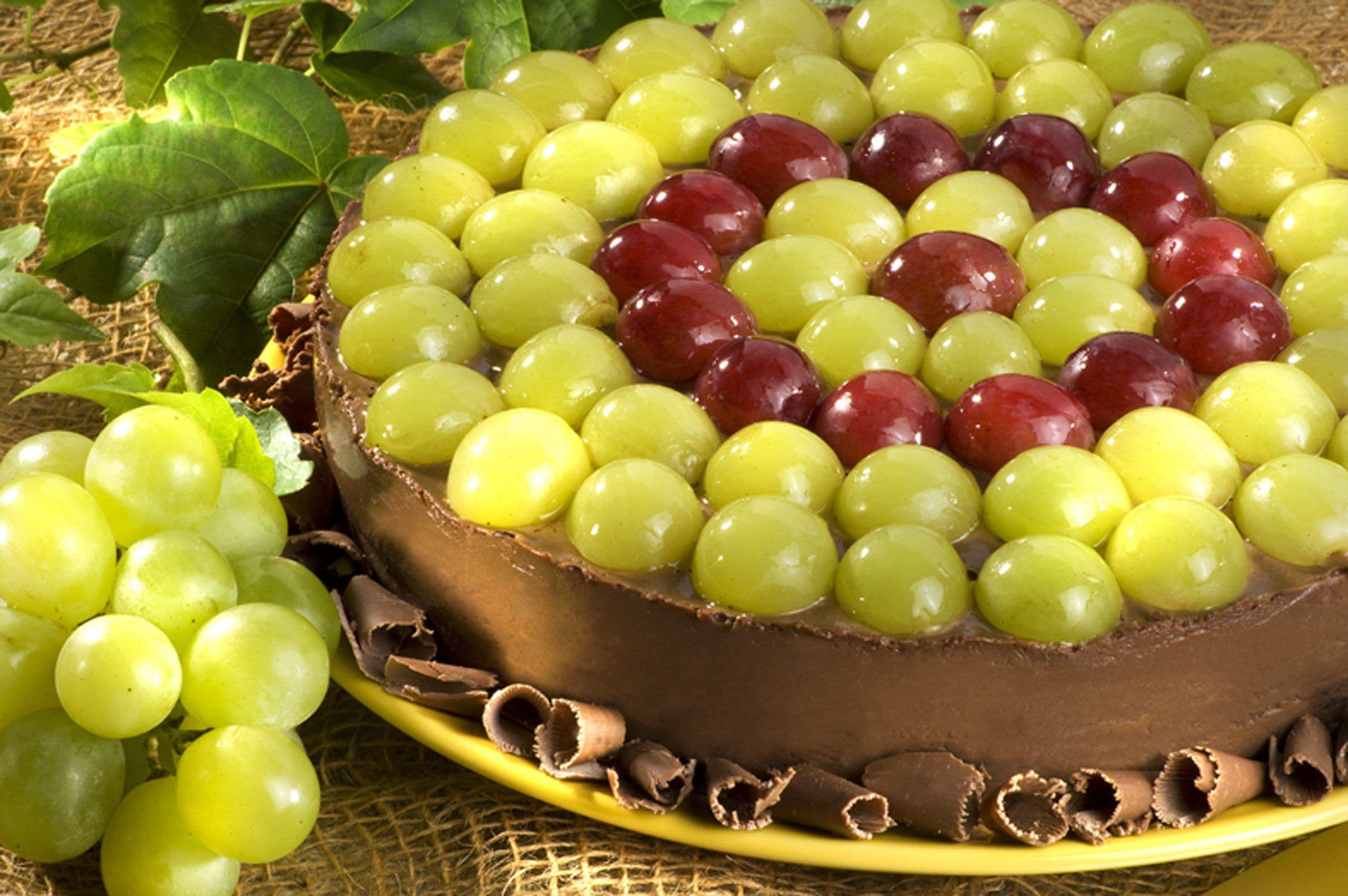 Torta de Uva com Chocolate