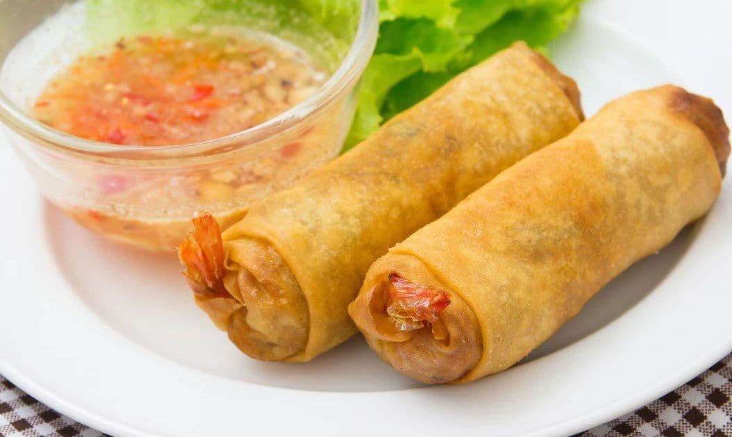 Harumaki com camarão, uma receita simples e muito saborosa para iniciar a semana