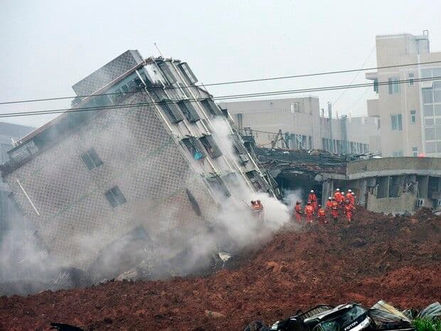Chega a 91 número de desaparecidos em deslizamento de terra na China