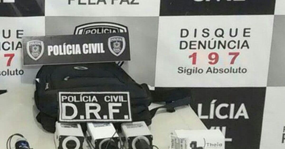 Homem é preso com câmeras roubadas de rodovias federais na Paraíba