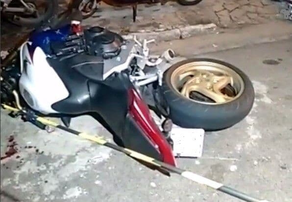 Motociclista morre em colisão com carro em bairro de João Pessoa