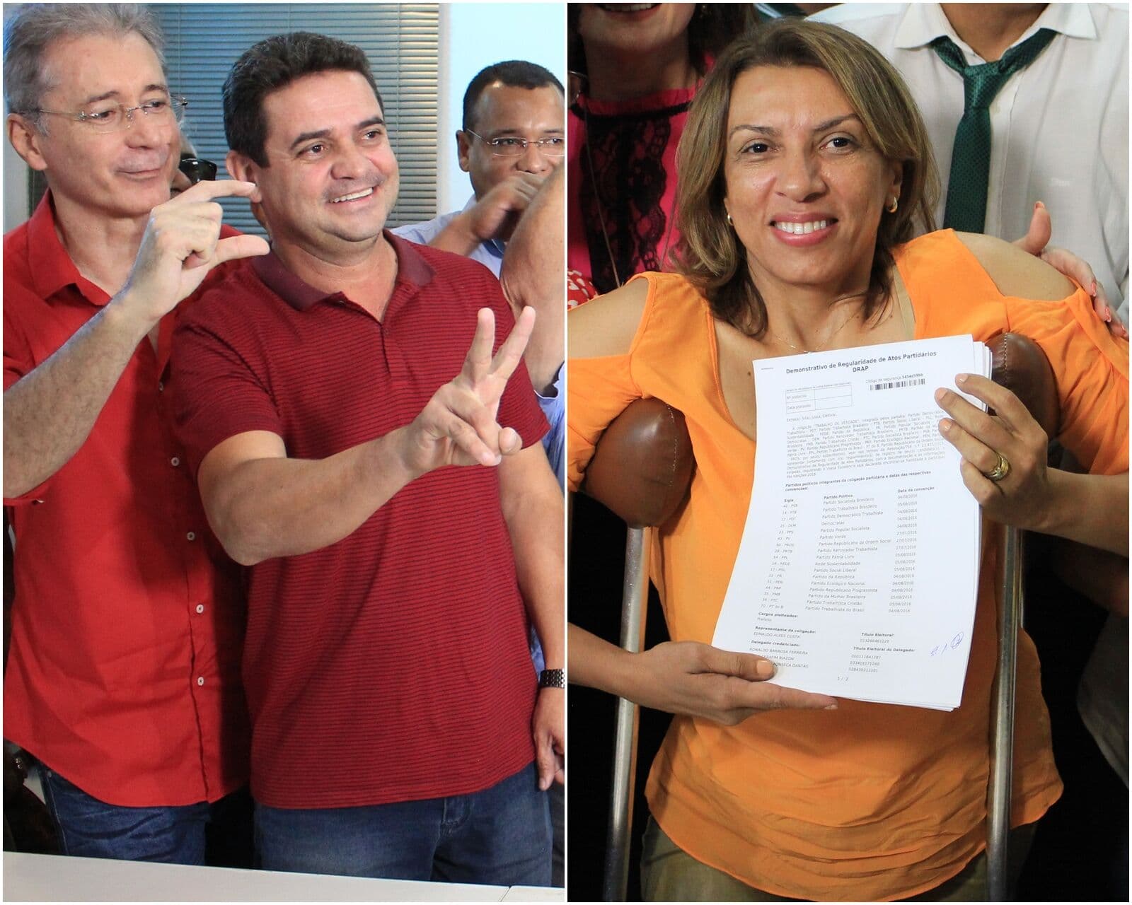 Charliton Machado e Cida Ramos são os primeiros a registrar candidaturas em João Pessoa