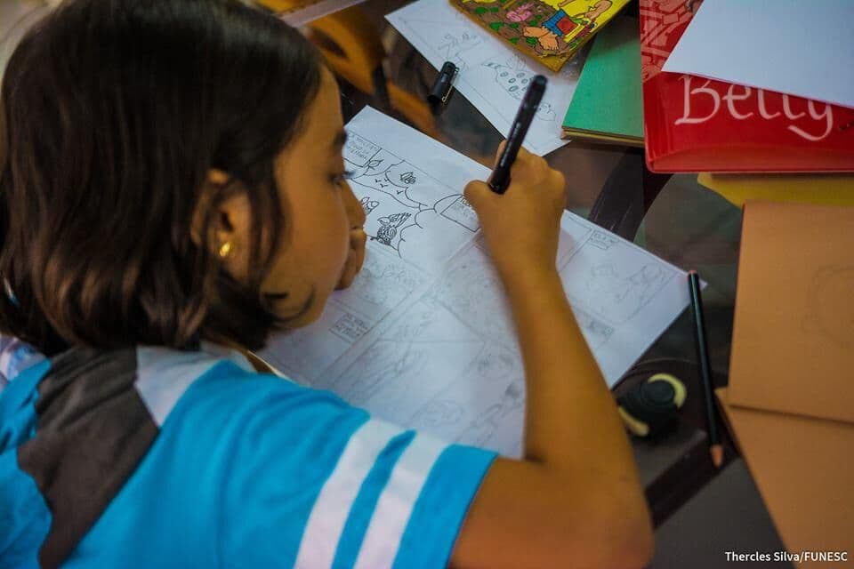 Funesc abre vagas em oficinas de quadrinhos para crianças