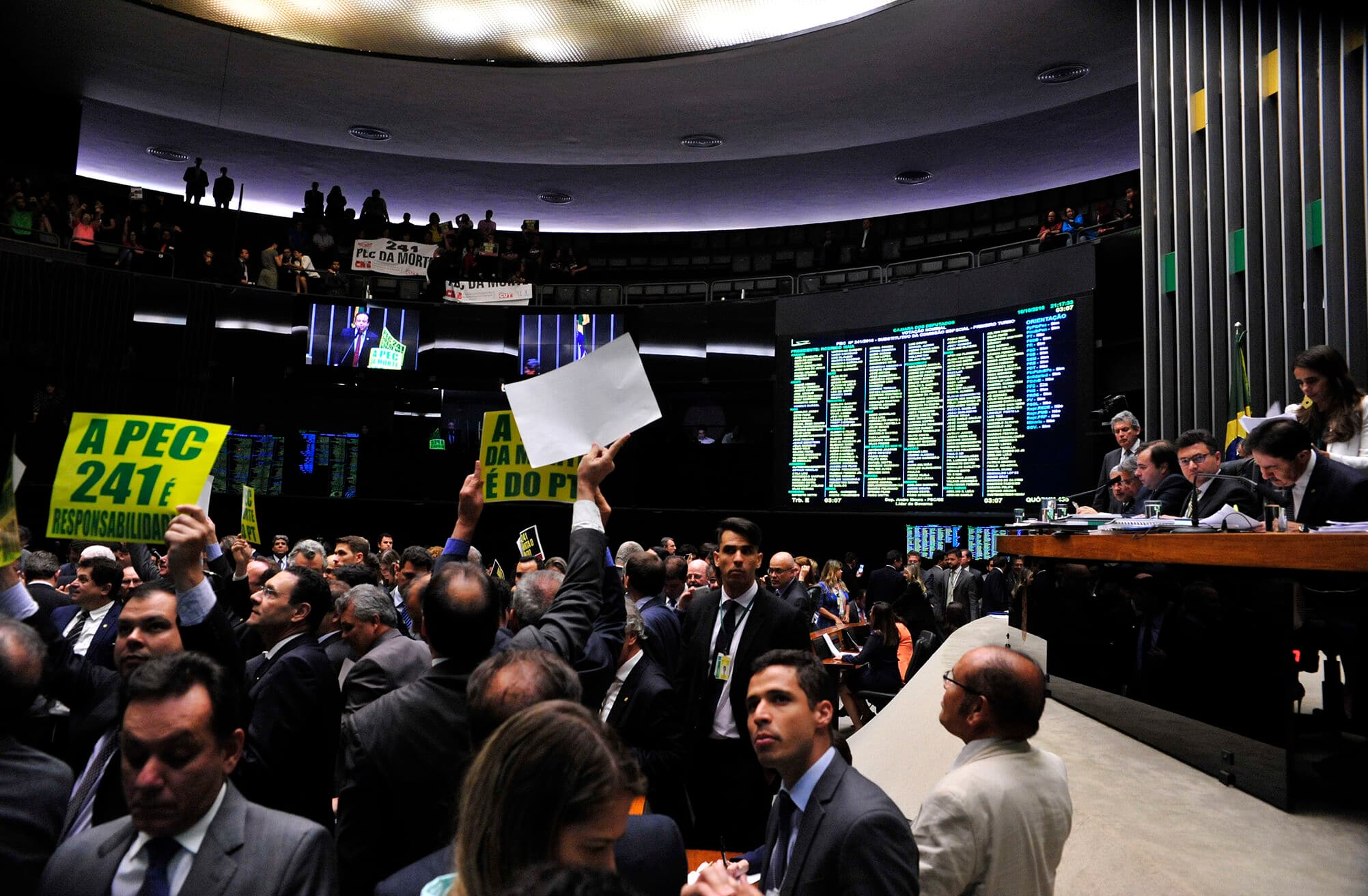 Maioria dos deputados paraibanos ajuda a aprovar PEC do Teto de Gastos