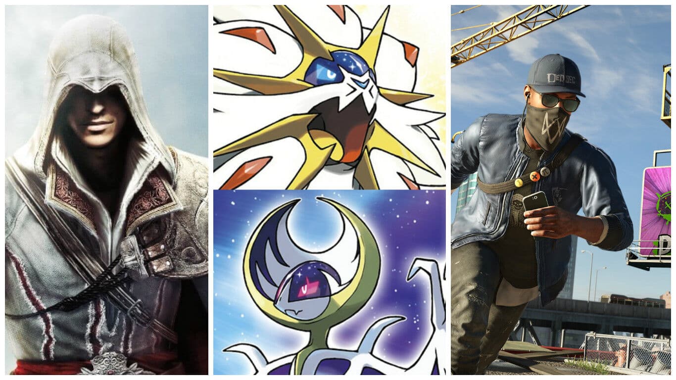 Pokémon Sun & Moon e Watch Dogs 2 são destaques nos lançamentos da semana