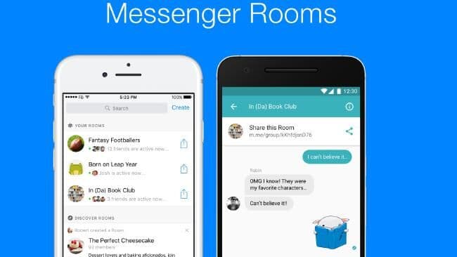Novo recurso de salas de bate-papo será lançado para Facebook Messenger