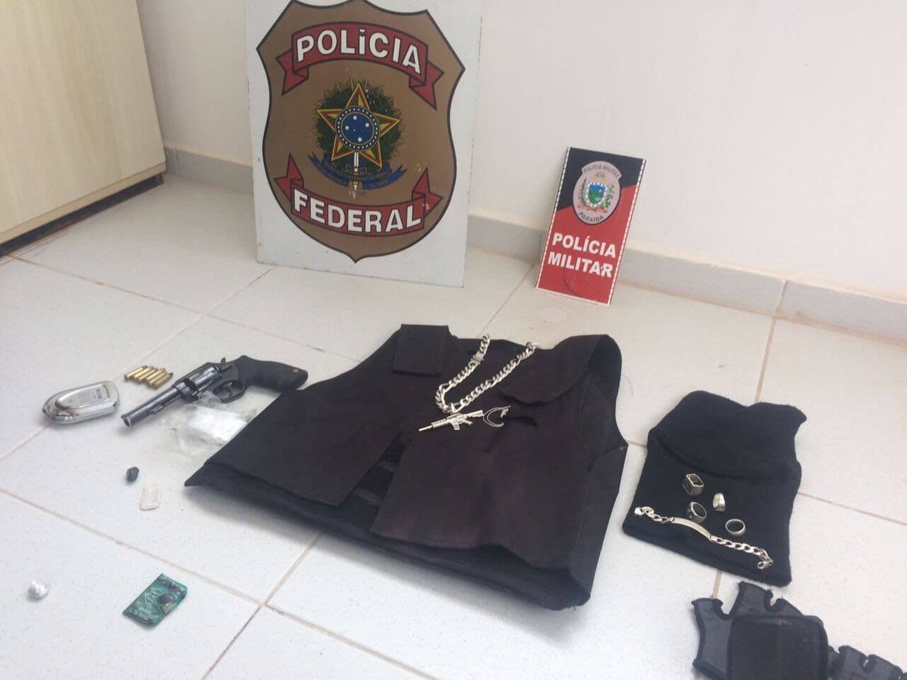 PF prende suspeito de assalto a agências dos Correios