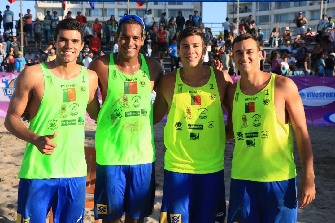 Jô e Vitor Felipe representam a Paraíba no Circuito Sul-Americano de Vôlei de Praia