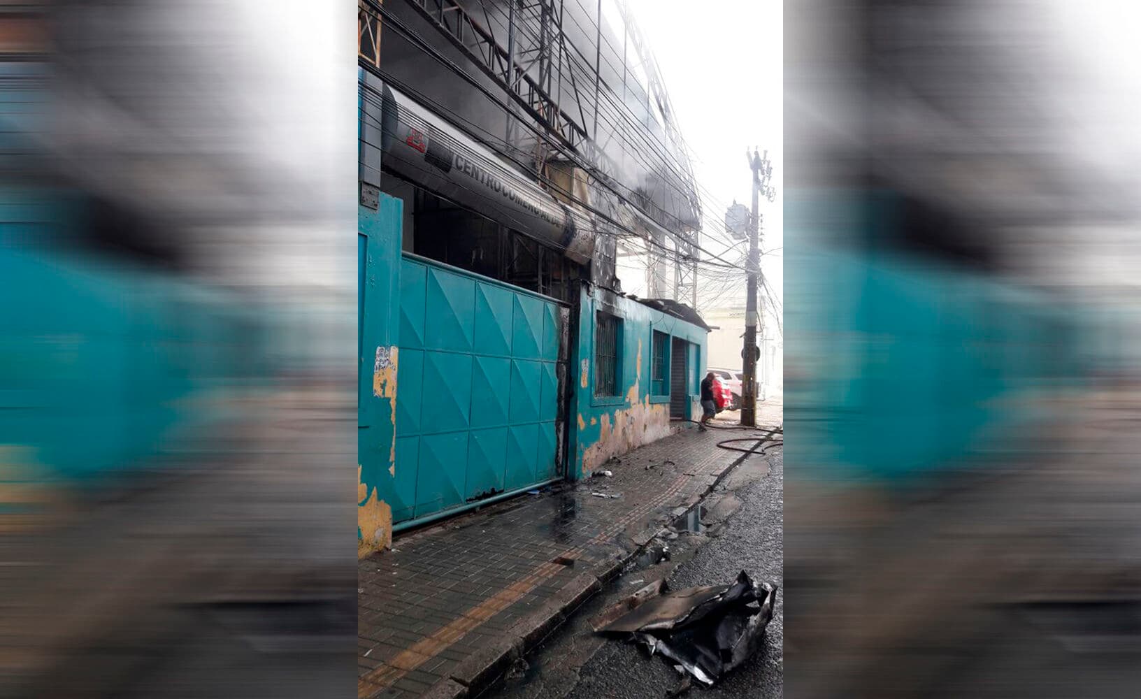 Incêndio atinge Centro Comercial de Passagem no Centro de João Pessoa