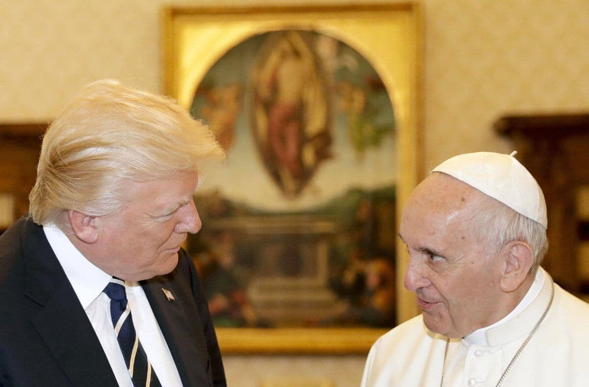Donald Trump se encontra com o Papa Francisco no Vaticano