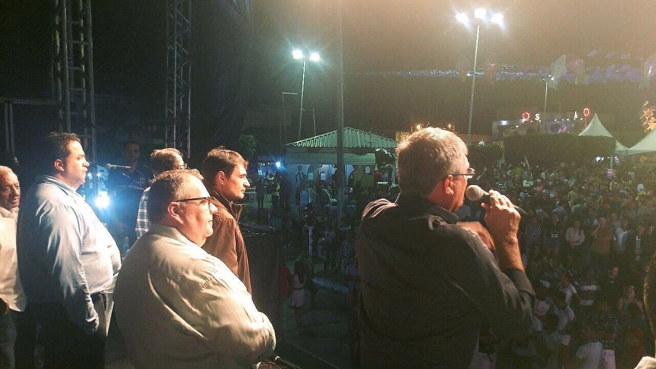 Rômulo Gouveia participa da abertura da festa de Santo Antônio em Areial