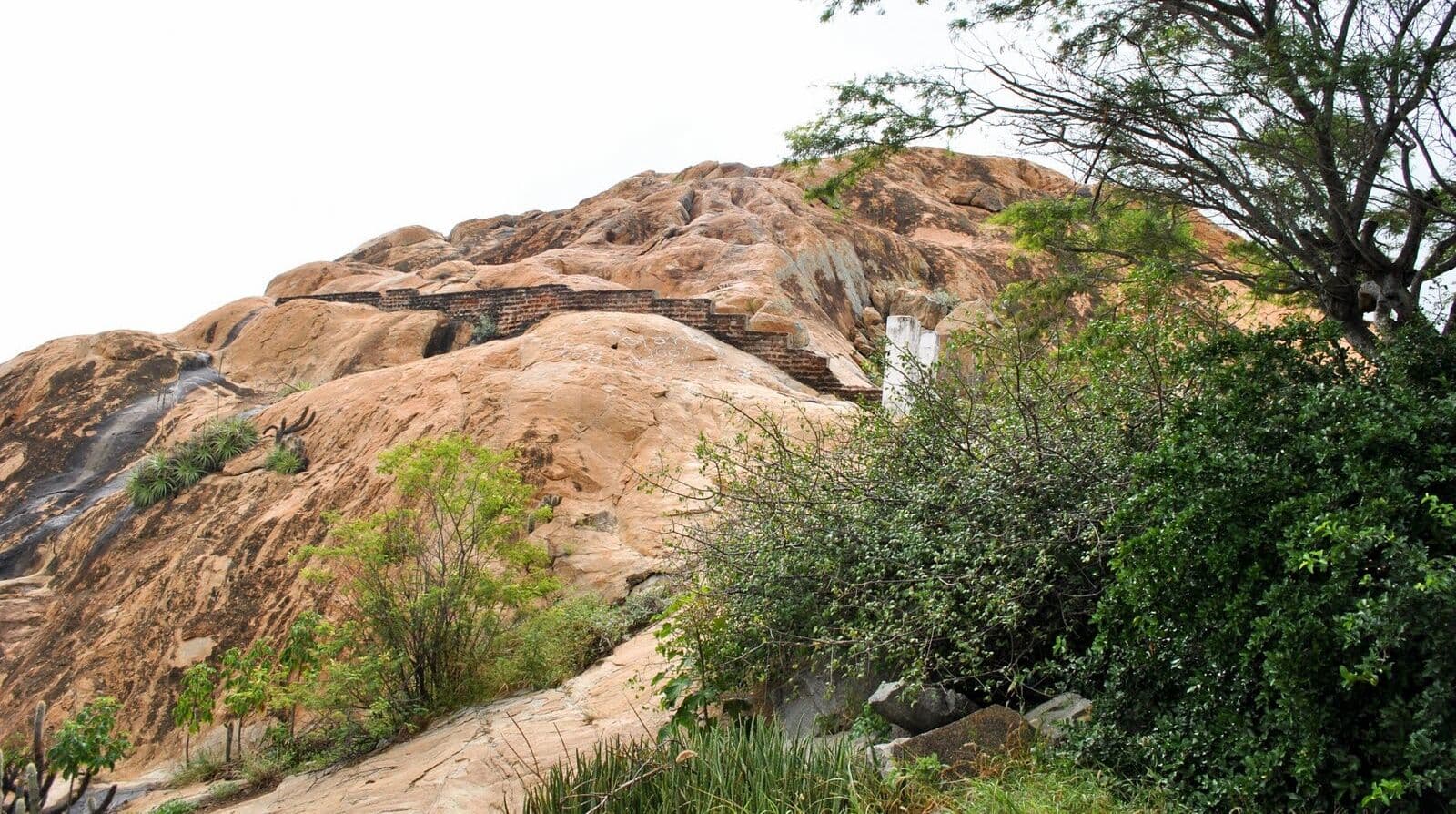 Bombeiros e equipe de rapel resgatam corpo de jovem na Pedra do Tendó, em Teixeira