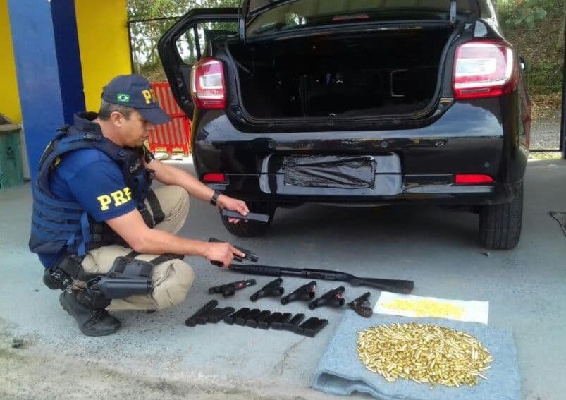PRF apreende armas, munições e Ecstasy em São Paulo