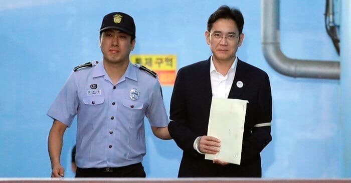 Herdeiro da Samsung é condenado a 5 anos de prisão por caso de corrupção