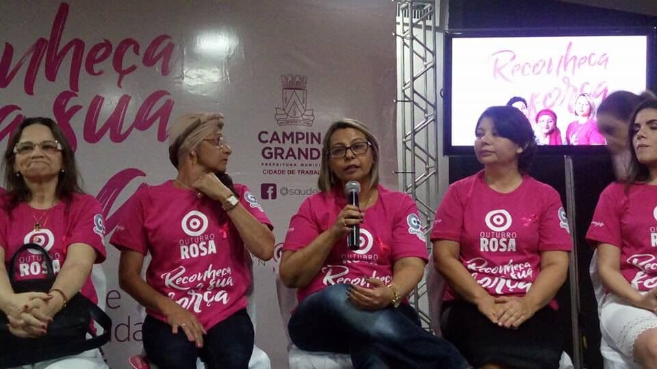 Secretaria de Saúde abre campanha Outubro Rosa em Campina Grande