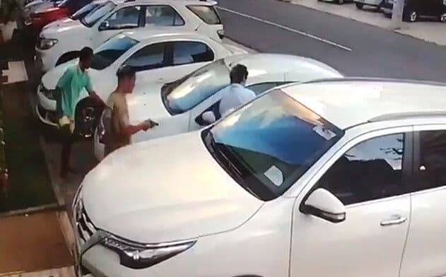 Circuito interno flagra sequestro relâmpago em João Pessoa