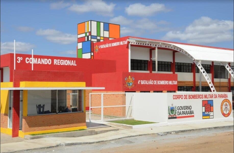 Novo prédio do Corpo de Bombeiros em Patos será inaugurado nesta terça-feira