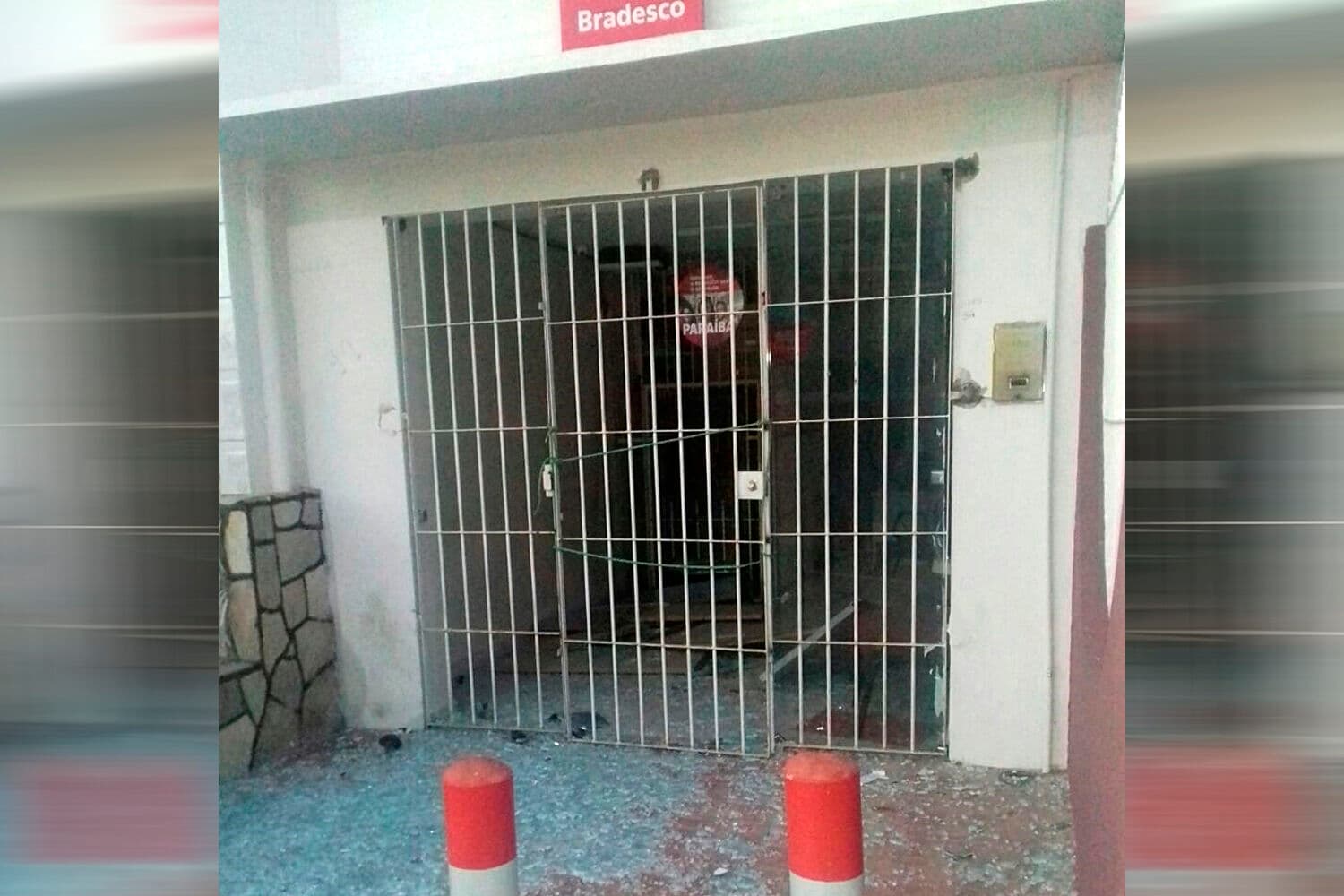 Grupo armado explode caixa eletrônico sem dinheiro e foge sem levar nada