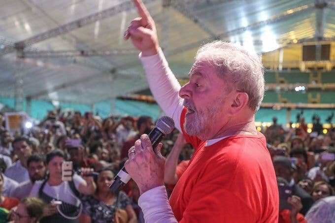 Lula diz que Operação Lava jato ajudou a quebrar o Rio de Janeiro