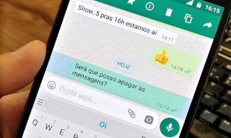 WhatsApp vai ampliar limite de 'apagar para todos' para 68 minutos