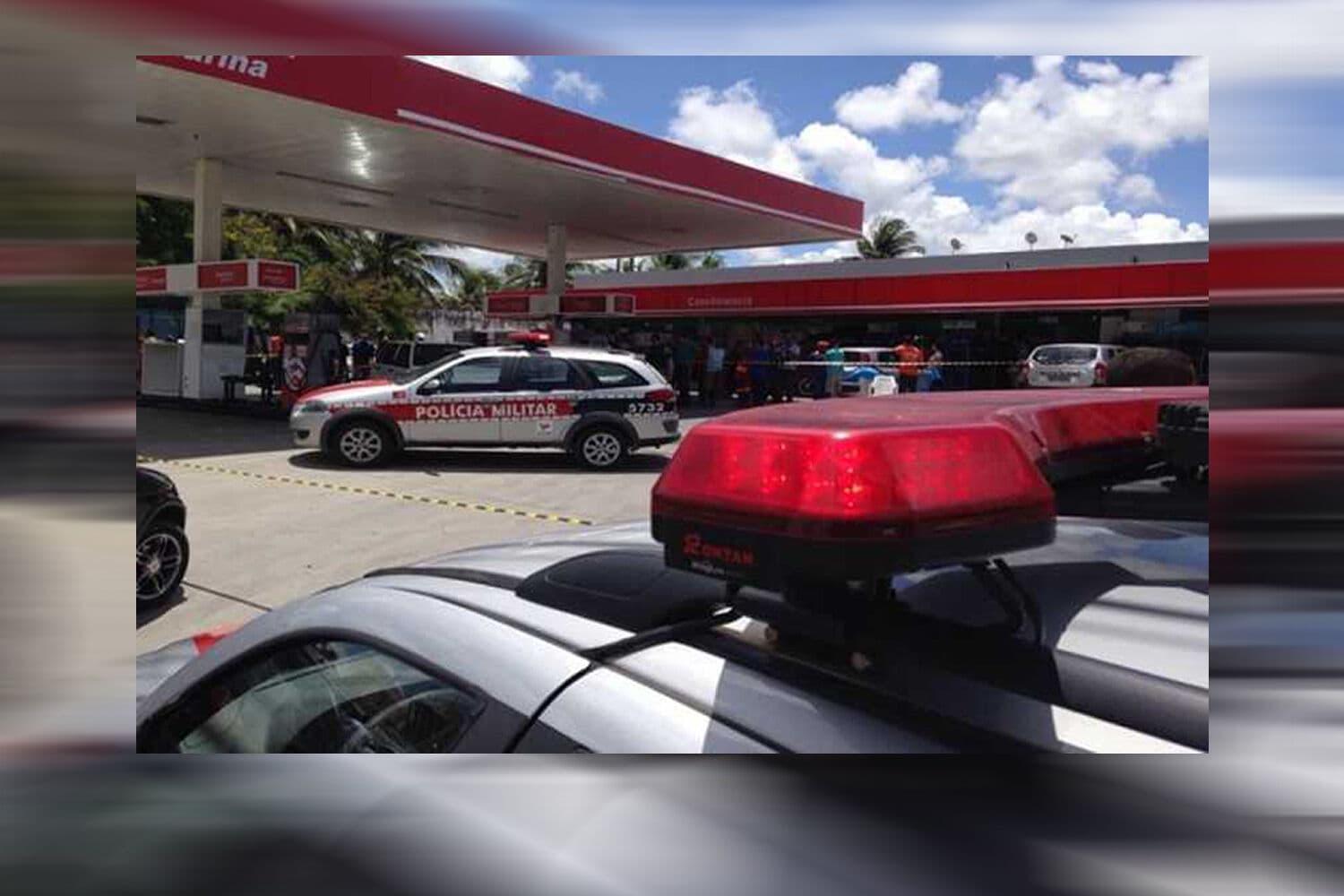 Cofre é explodido em posto de combustível em Montadas
