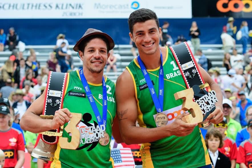 Álvaro e Saymon levam o bronze na etapa da Suíça do Circuito Mundial