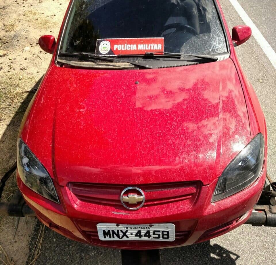Polícia Militar recupera veículo com restrição de roubo em Gurinhém