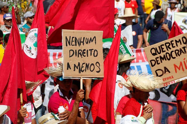 Militantes iniciam caravana de 4 mil quilômetros rumo à Brasília