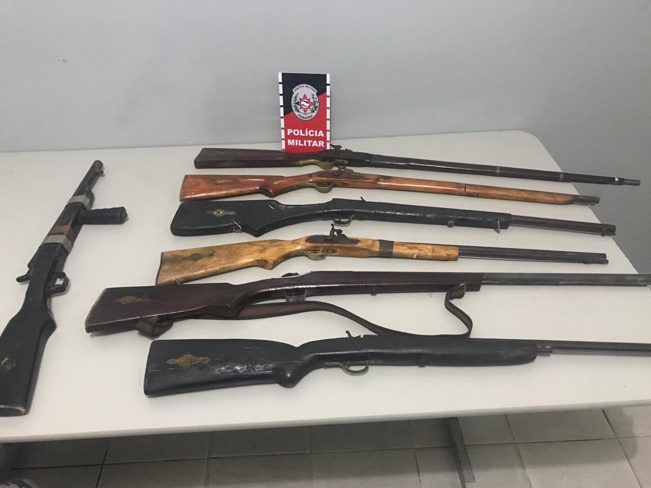 Polícia apreende sete armas de fogo em ações realizadas na Paraíba