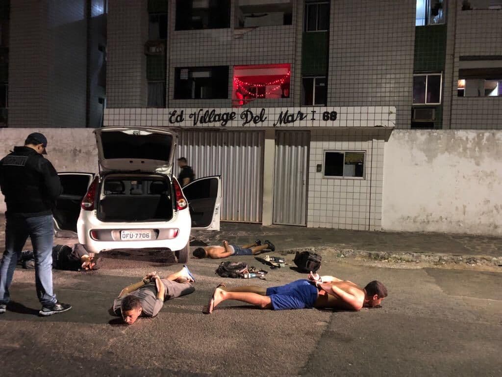 Polícia Civil da Paraíba prende quadrilha do Mato Grosso suspeita de assalto a banco