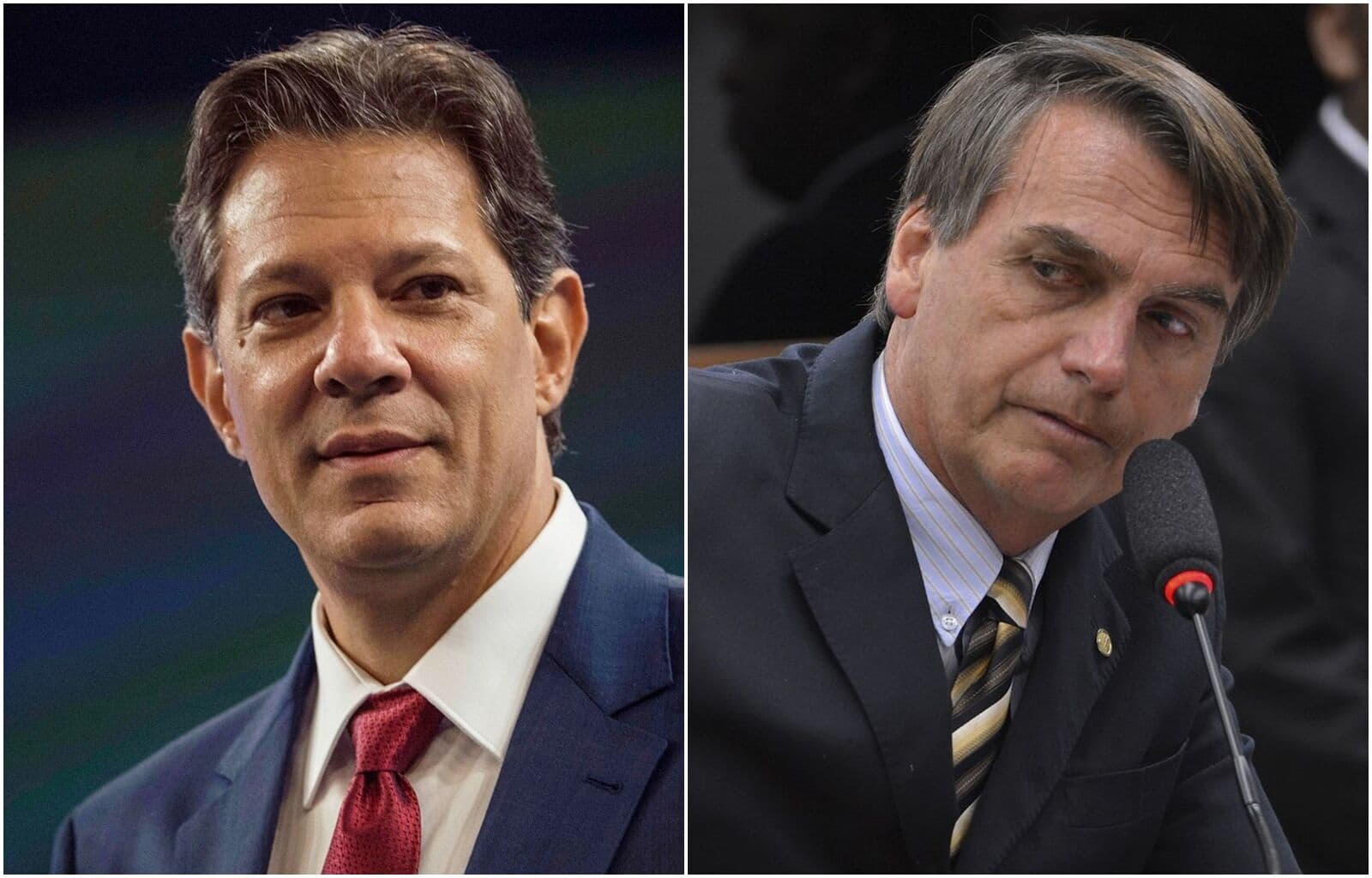 Bolsonaro passa o dia no Rio de Janeiro, enquanto Haddad cumpre agenda em São Paulo