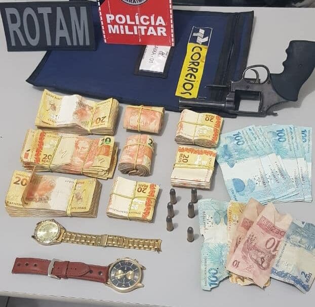 Polícia prende em flagrante acusado de assaltar agência dos Correios de Araruna