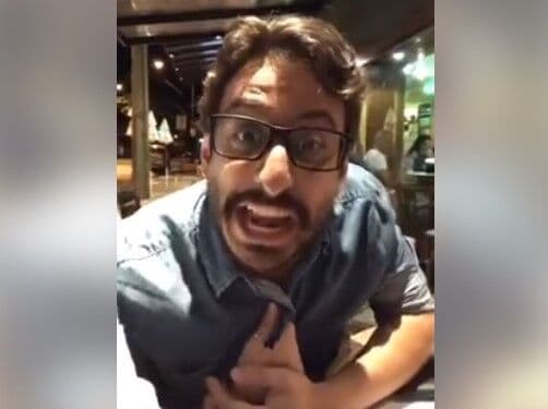 Homem destilando ódio contra nordestinos em vídeo atribuído a filho do dono da Água Sanitária Dragão é Fake