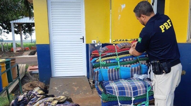 Morador de São Bento é preso no Paraná após ser flagrado transportando drogas em carga de redes