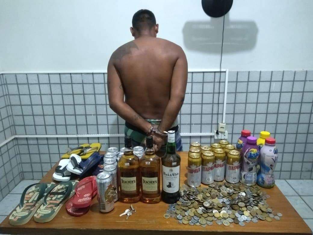 Homem é preso após arrombar mercadinho em Alagoa Grande