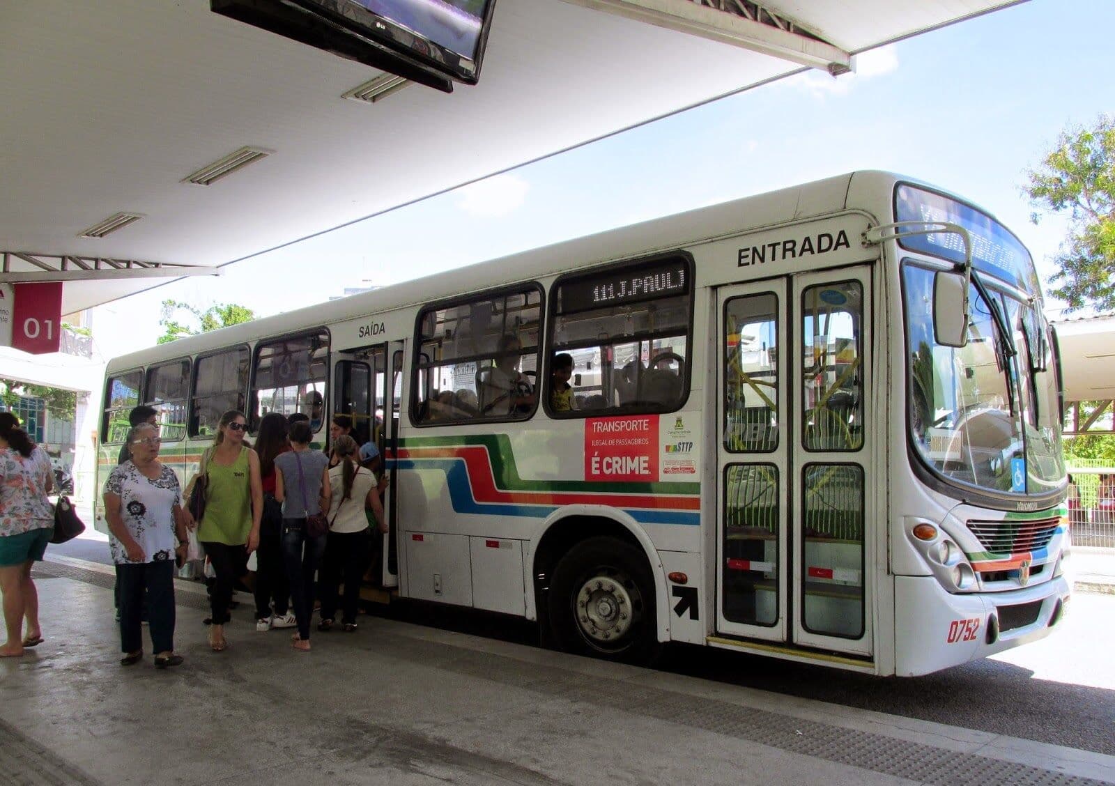 Passagem de ônibus em Campina Grande poderá subir R$ 0,50 na próxima sexta-feira