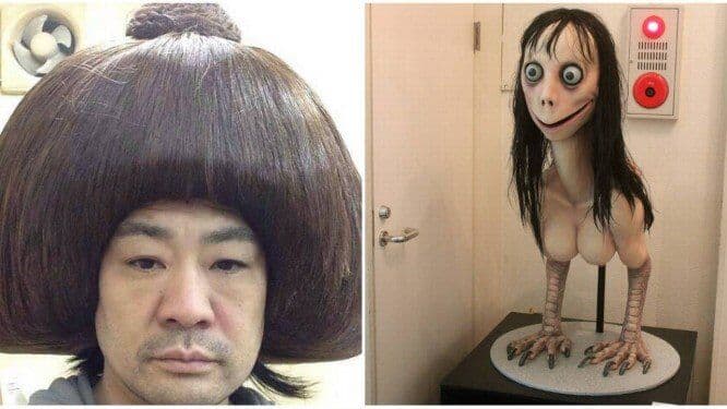 Criador joga fora a escultura original que inspirou o viral "Momo"