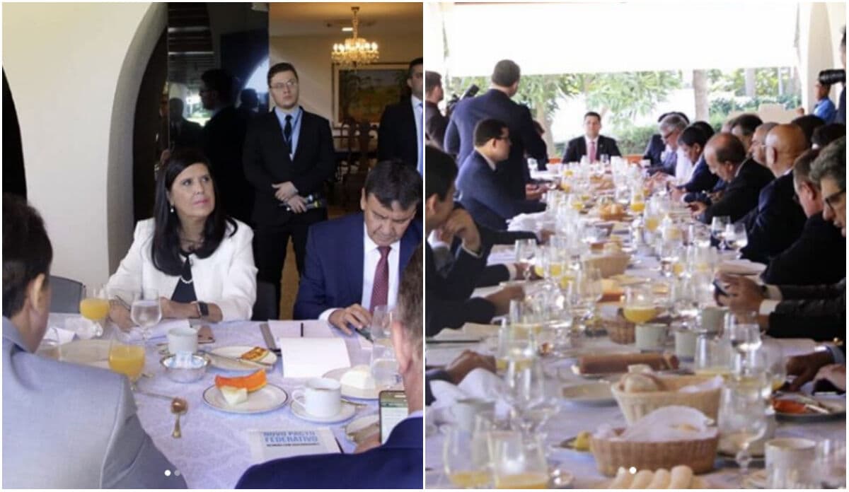 Ligia Feliciano participa de reunião dos Governadores do NE com Bolsonaro