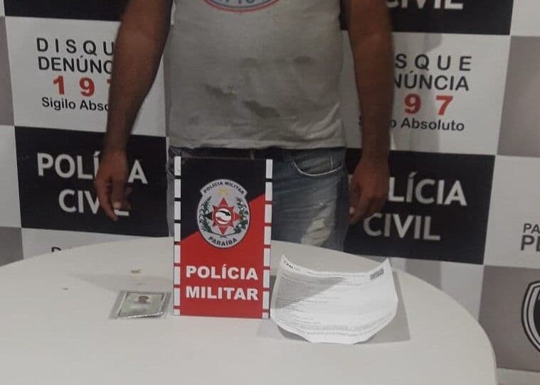 Polícia cumpre mandado de prisão no município de Jericó