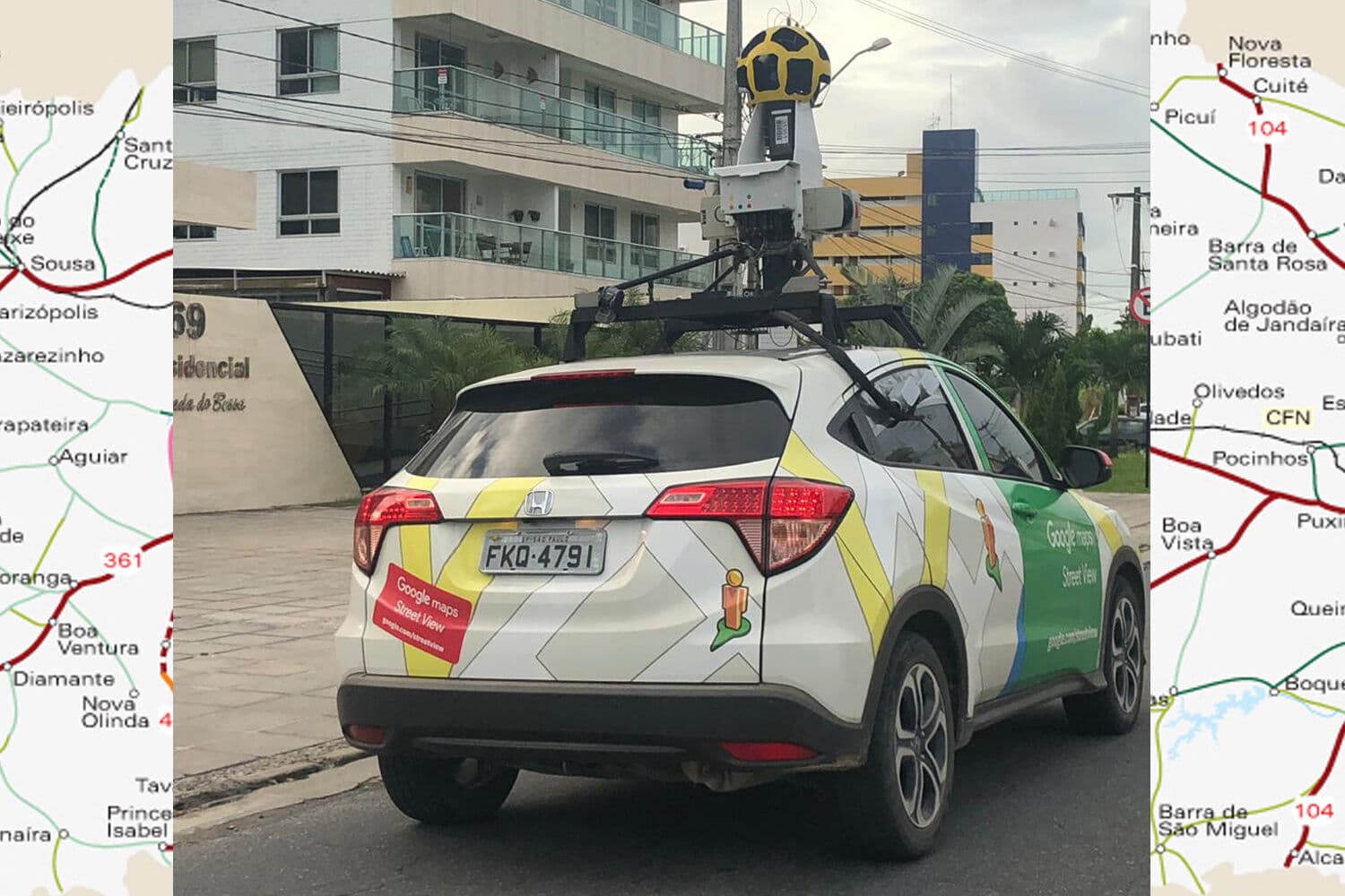 Google atualiza imagens do Street View em João Pessoa
