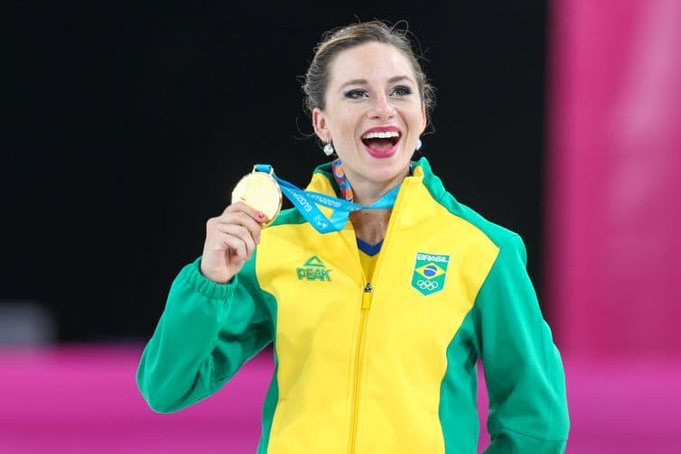 Patinação Artística feminina do Brasil ganha medalha de ouro no Pan