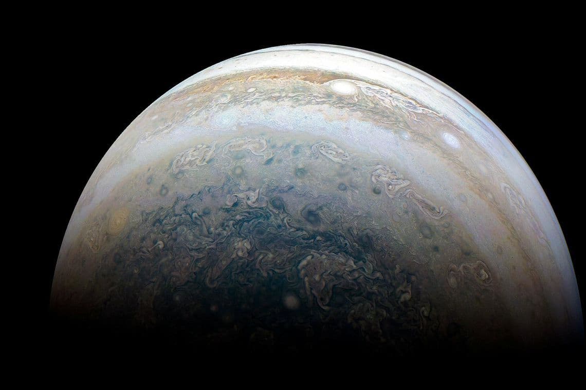 Nasa faz novo registro de Júpiter