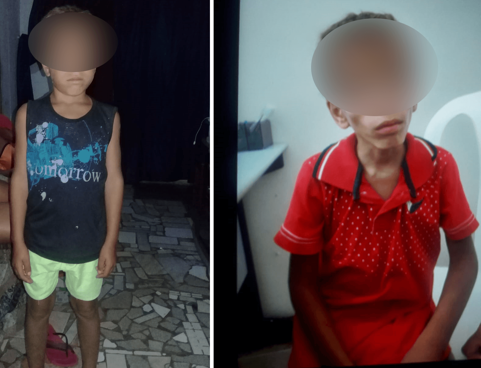 Criança de 7 anos é encontrada acorrentada e espancada pela mãe em Boqueirão