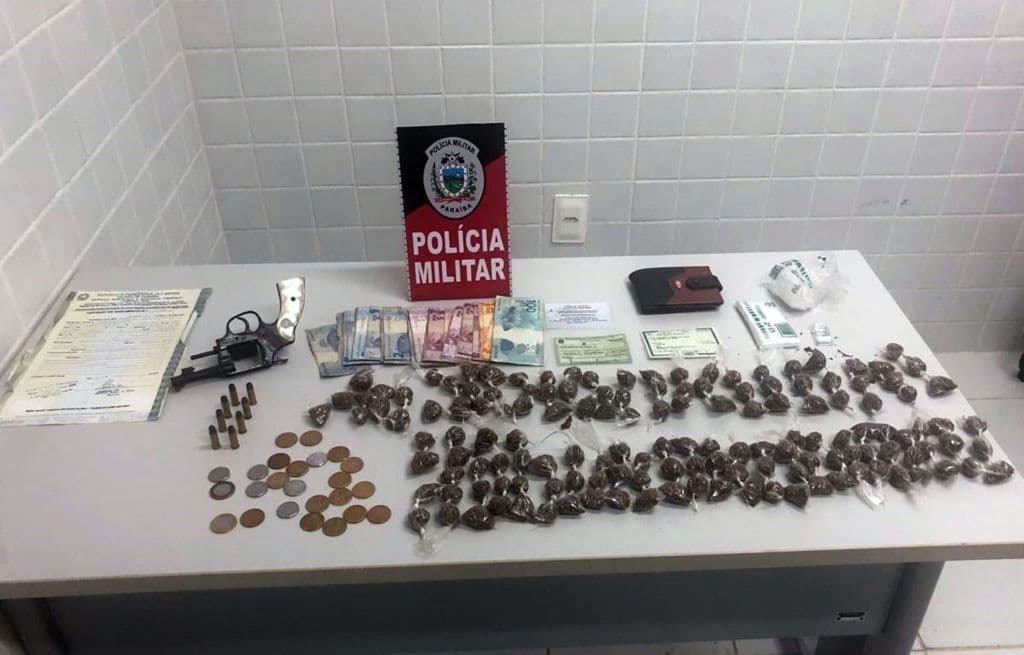 Jovem é preso suspeito de atuar em esquema de tráfico de drogas em Mari