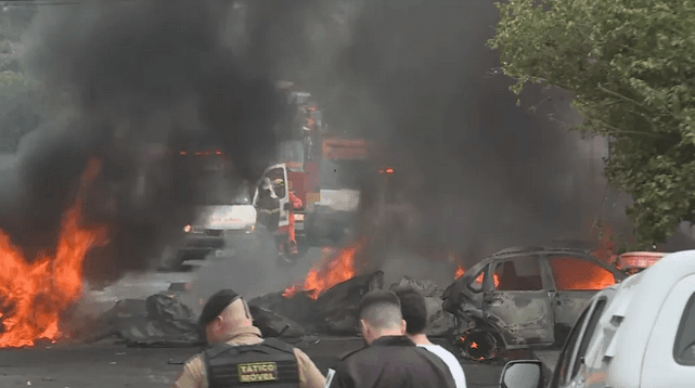 Aeronave cai no meio da rua em Belo Horizonte
