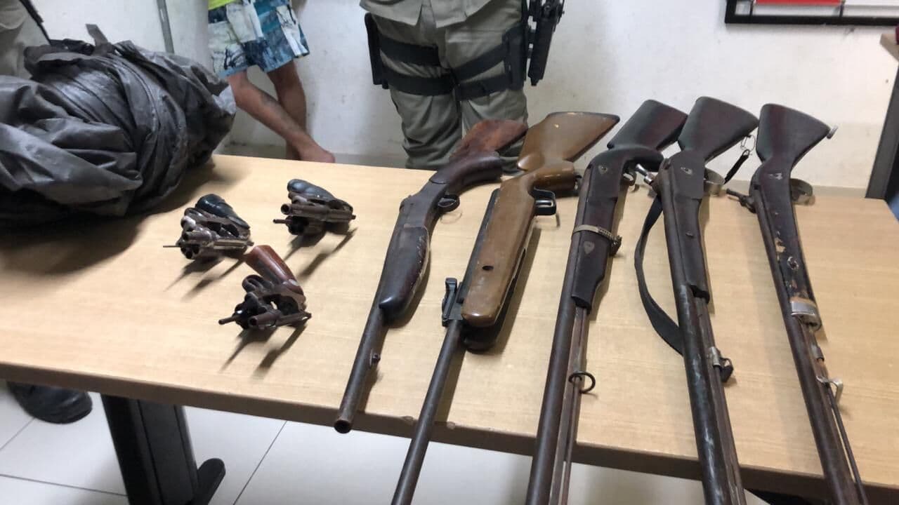 Polícia apreende oito armas de fogo em João Pessoa