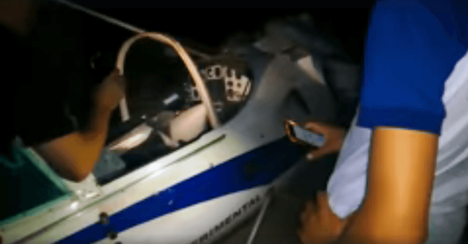 Moradores tomam susto com pouso forçado de avião em Puxinanã