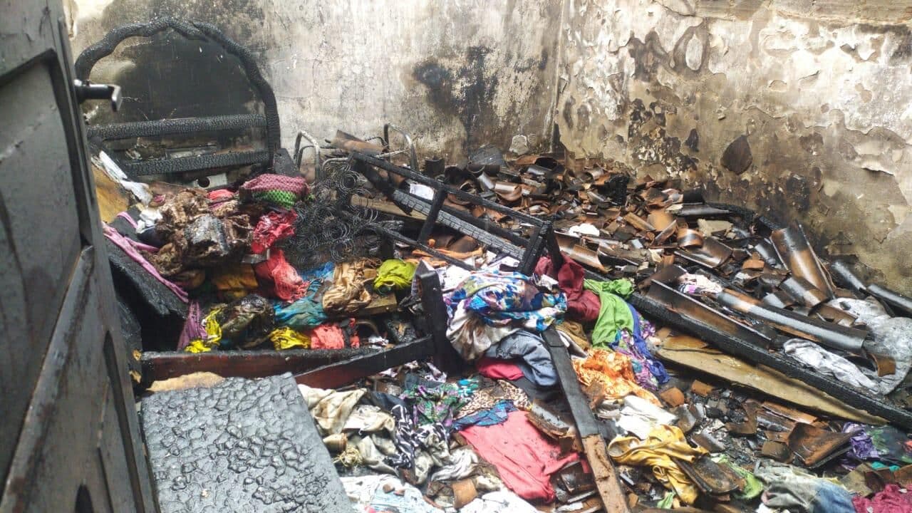 Incêndio atinge residência no bairro de Jaguaribe