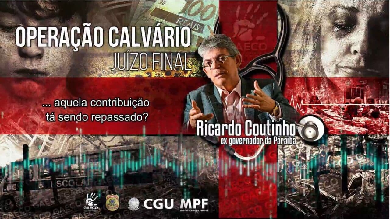 Ricardo Coutinho teria cobrado "propina em atraso" ao Daniel da Cruz Vermelha; escute o áudio