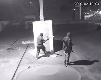 Bandidos explodem cofre de posto de combustível em João Pessoa